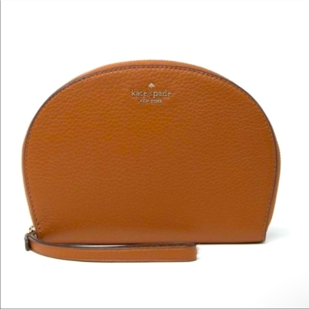 COPY - Kate Spade New York Rima Jackson Half Moon Wristlet Wallet Gingerbread N…